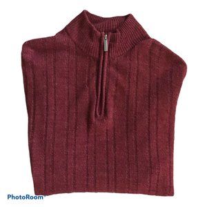 Men's Heather Burgundy Red Sweater (Z-8)